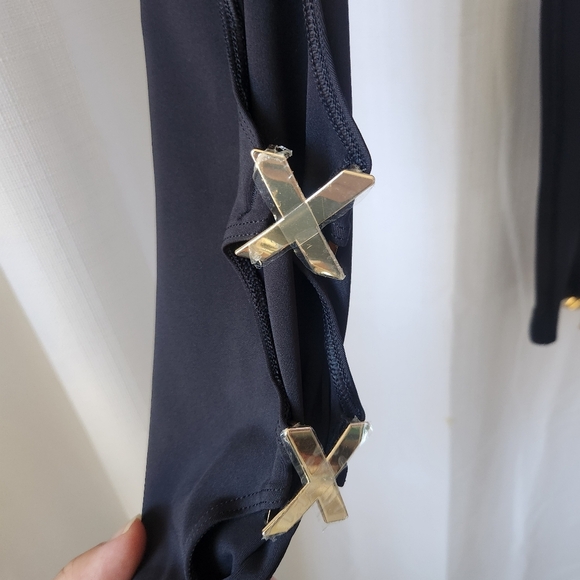 Savage X Fenty By Rihanna Black High-Waisted Leggings with Keyhole Cutout Size M - Picture 5 of 7